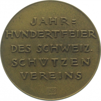 1924 Aarau - Bronze - Jahrhundertfeier des Schweizerischen Schützenvereins